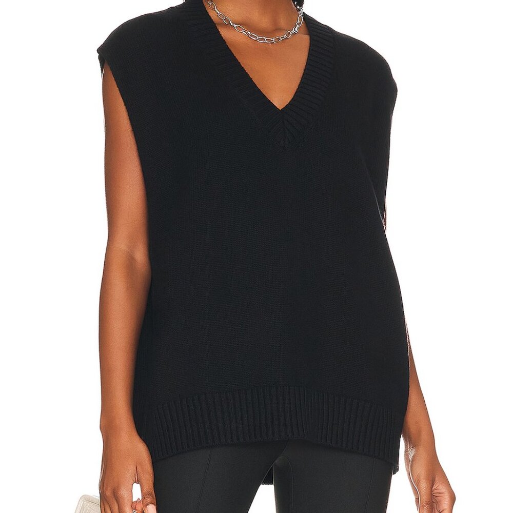 L'Acedemie Oversized Sweater Vest XS